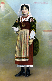 calabria traditional costume
