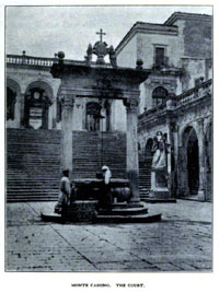 Monte Cassino Lazio water fountain