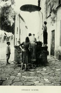 1908 Italy water fountains