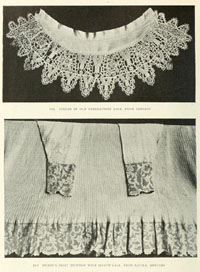 shirt with pillow lace from Abruzzo