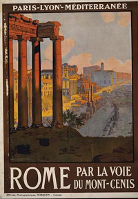 Rome travel posters