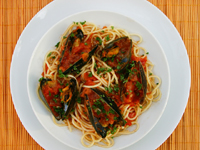 Spaghetti with Mussels