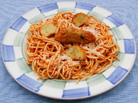 Spaghetti con Cace e Ova