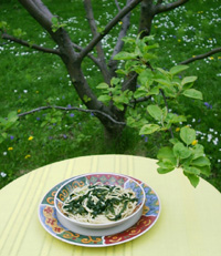 Pasta with Dandelion greens