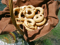 Taralli alla farina di castasgne