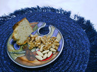 Italian almond and walnut cake
