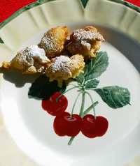 cherry fritters