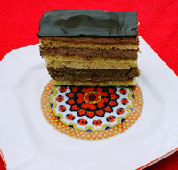 Neapolitan cake