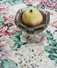 pears in wine