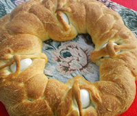 Italian Easter Egg Bread