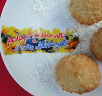Italian coconut cookies