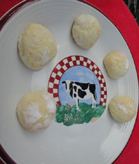 Italian ricotta lemon cookies