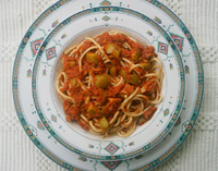 Spaghetti with Tuna and Olives